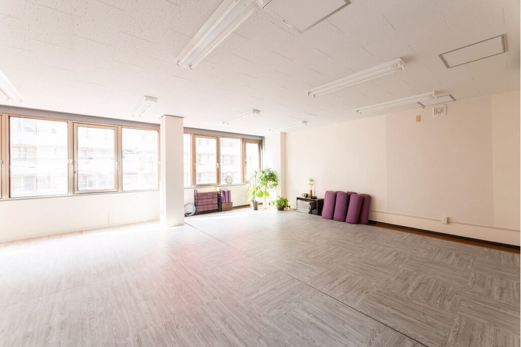 N yoga studioのスタジオ